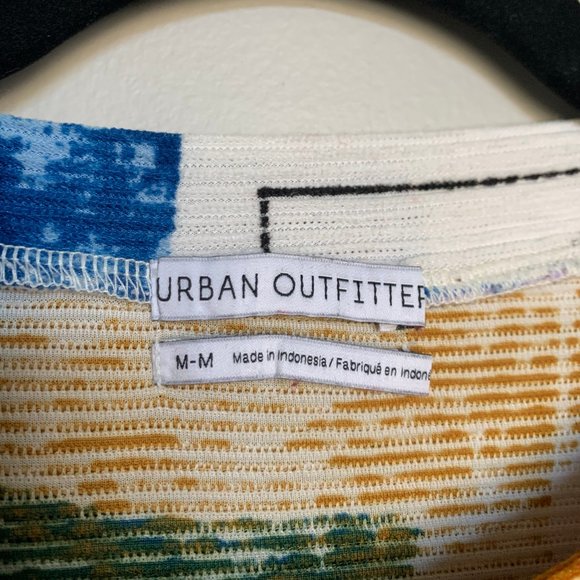 UO When In Rome Printed Ribbed Cropped Top & Short - Picture 6 of 6